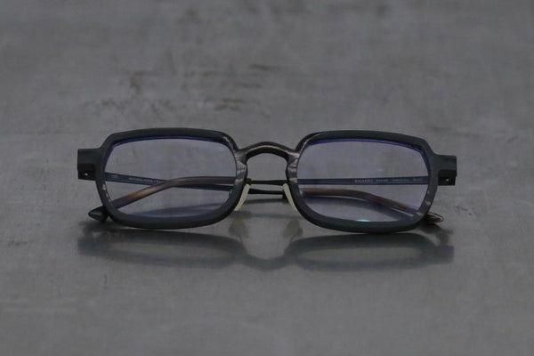 Rigards black and white matte transparent glasses RG1089